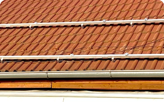 Konštrukcia na šikmé škridlové strechy
