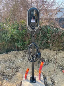 Nabíjacia stanica pre elektromobily v Hainburgu, Rakúsko