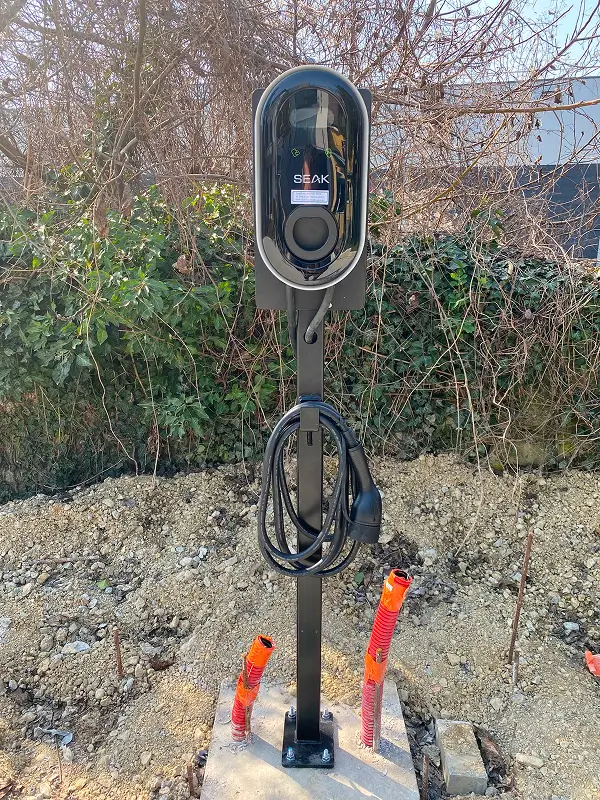 Nabíjacia stanica pre elektromobily v Hainburgu, Rakúsko