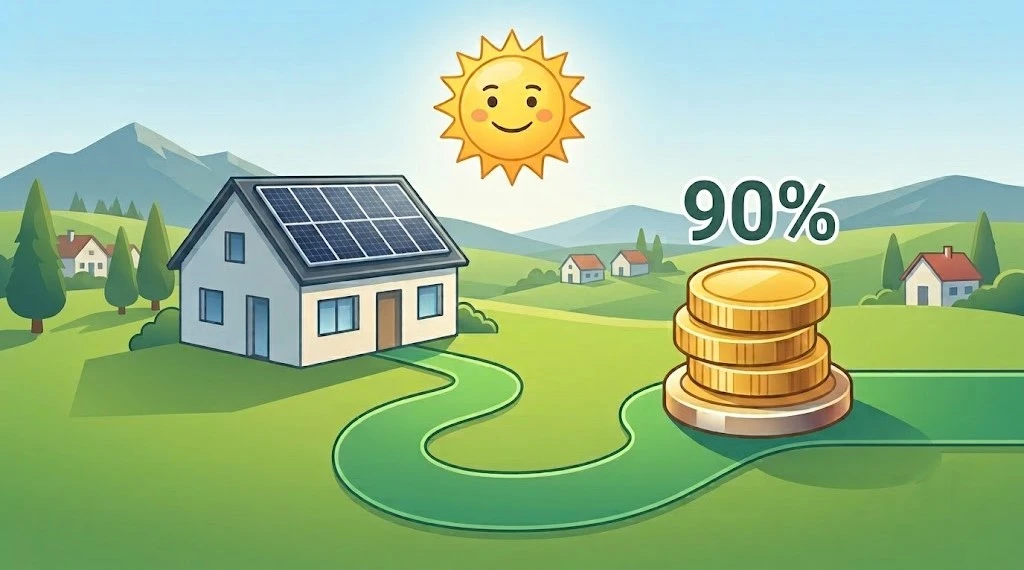 Dotácia 90 % na fotovoltiku je dostupná pre viac rodín - 1