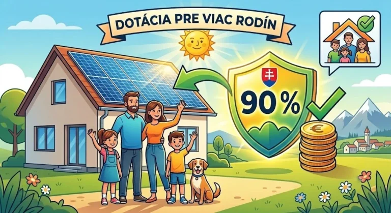 Dotácia na fotovoltiku až 90% od Zelená solidarita